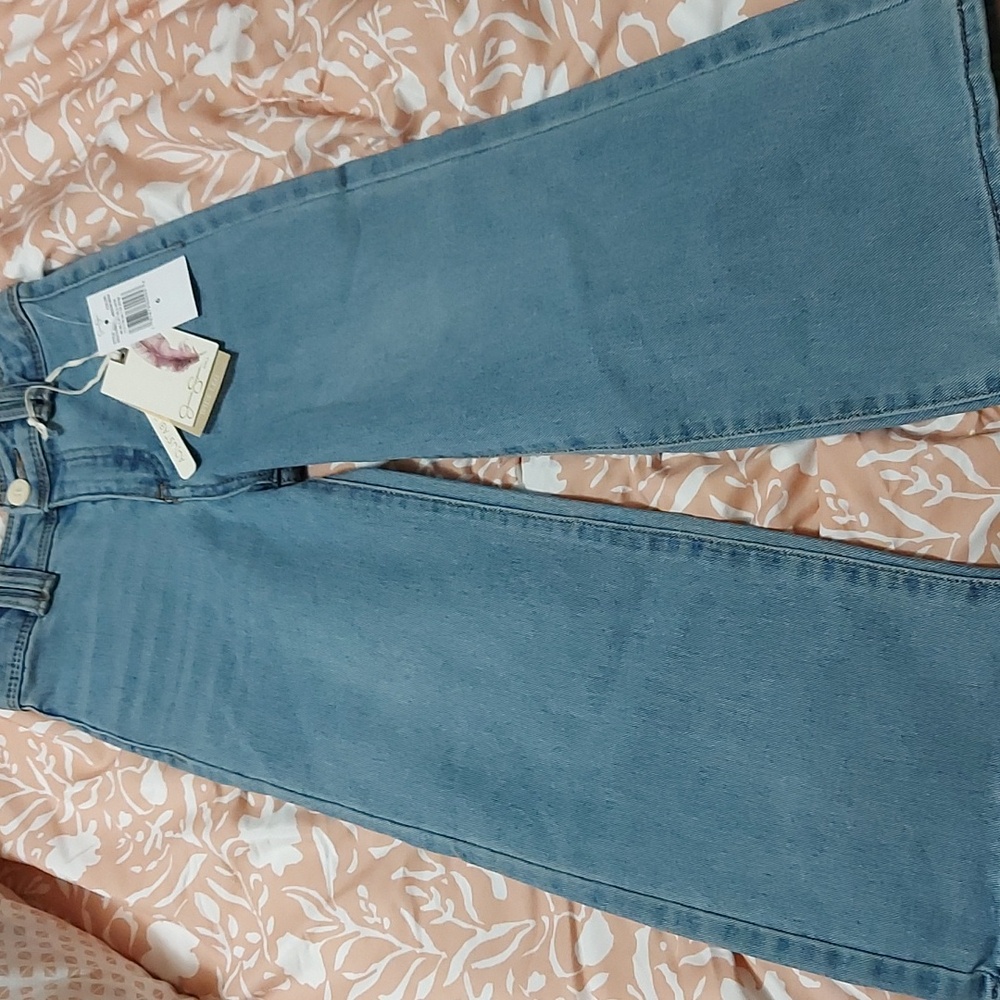 Little Girls Wide Leg Jeans